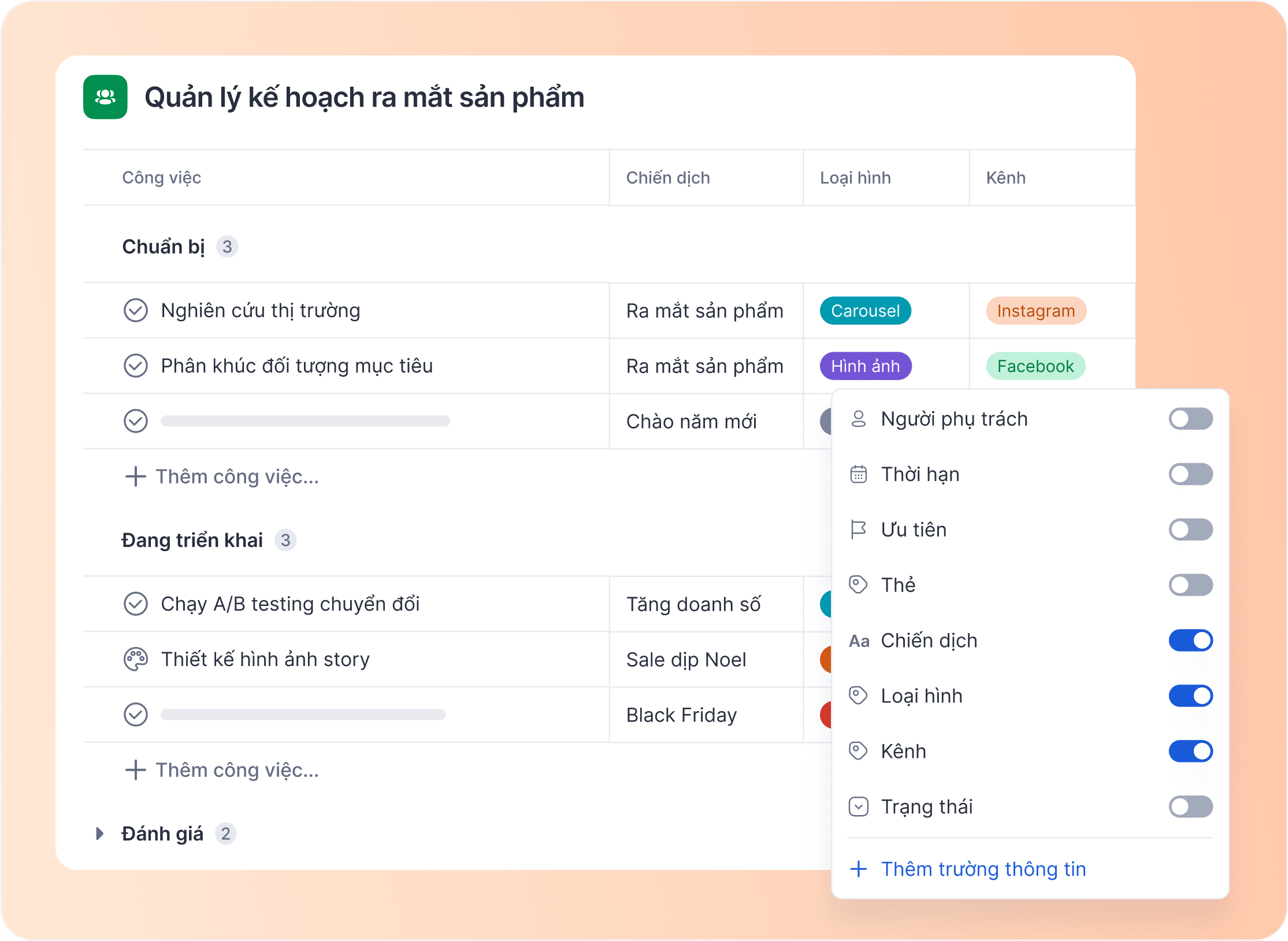 6. Quản lý RnD và marketing