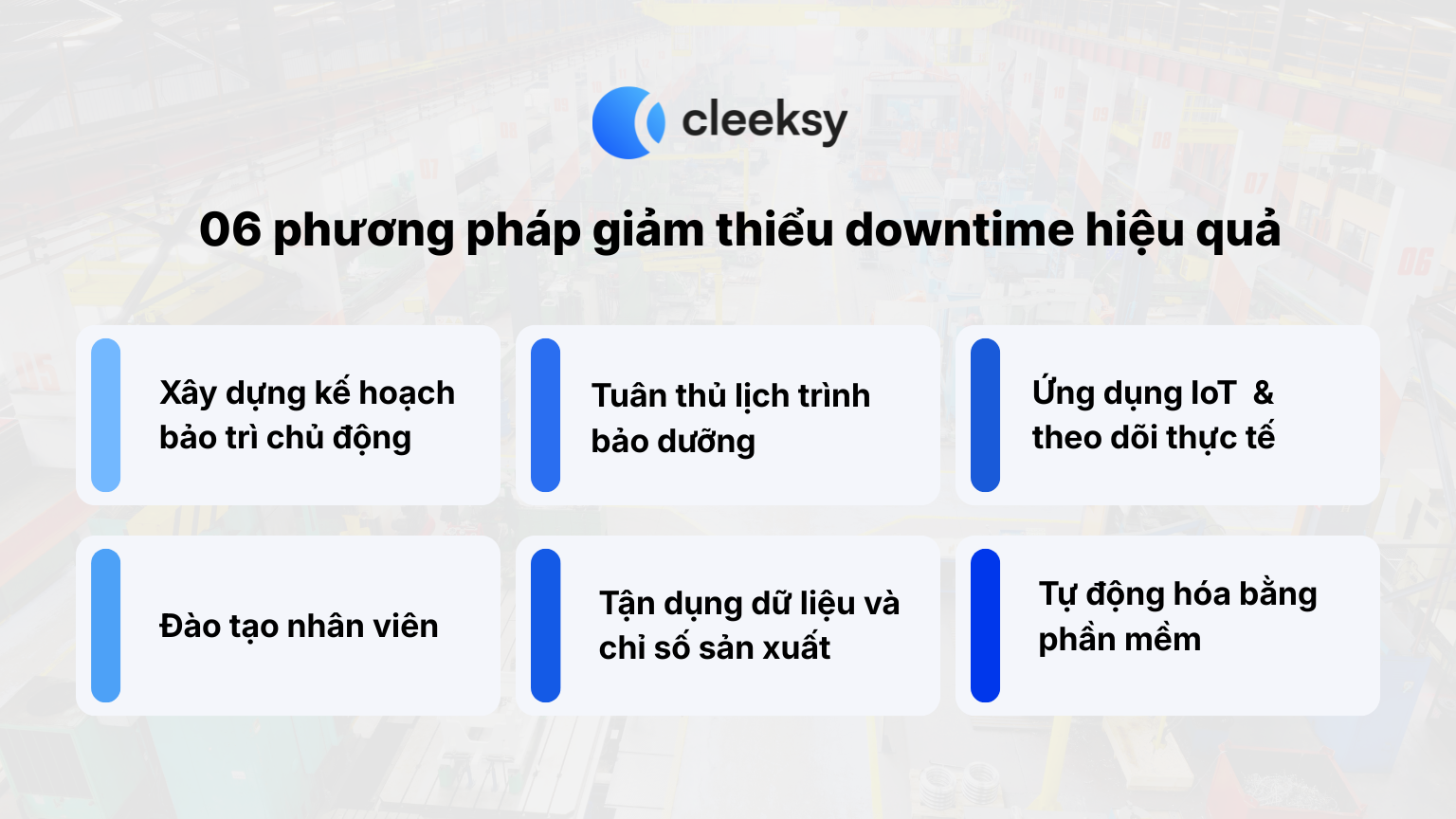 Downtime trong sản phẩm Cleeksy