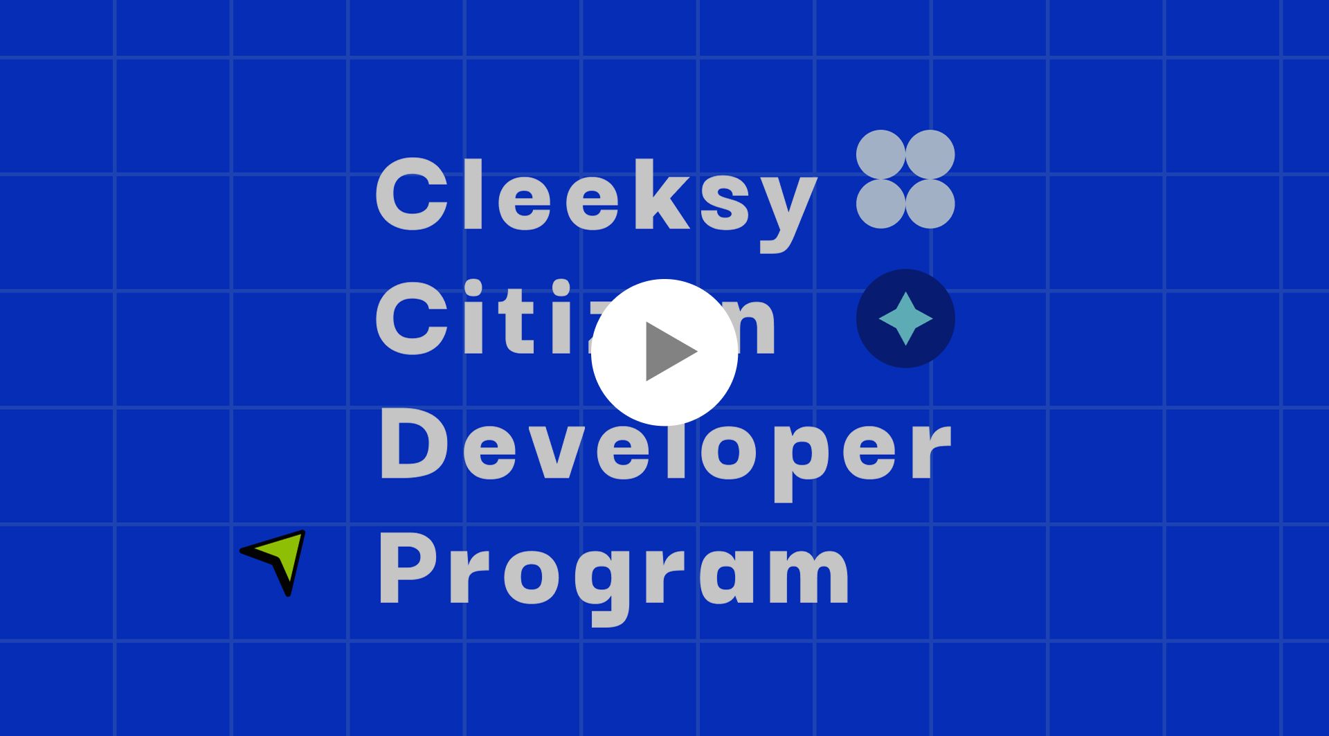 Cleeksy - Cover video citizen developer