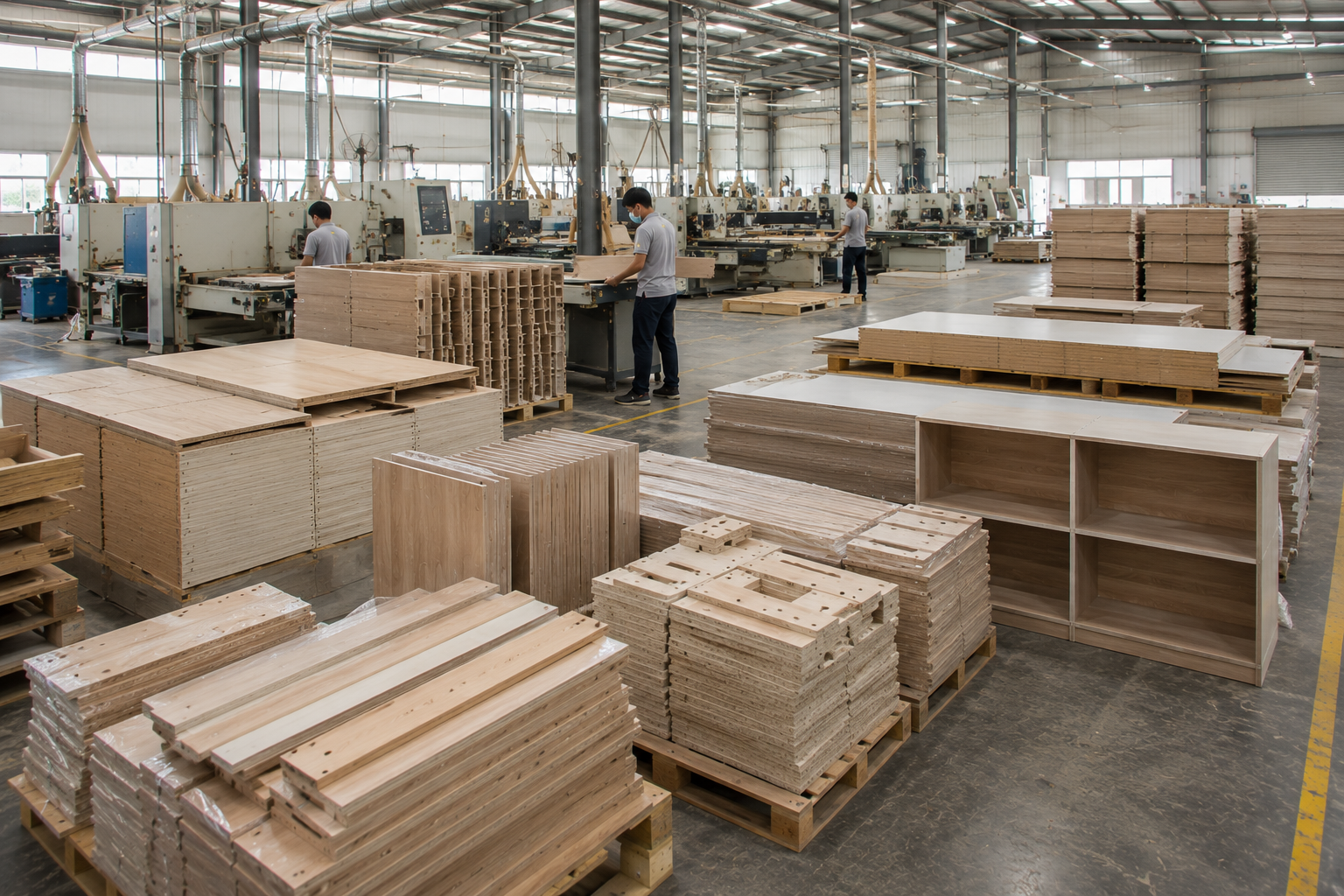 SX gỗ bán thành phẩm