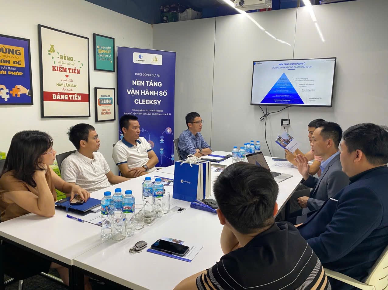 Cleeksy kickoff dự án với khách hàng