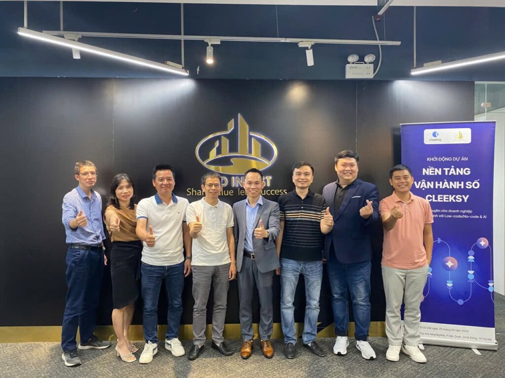 Cleeksy kickoff với khách hàng xây dựng T&Đ Invest