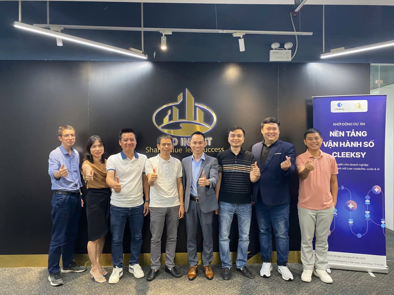 Cleeksy kickoff với khách hàng xây dựng T&Đ Invest
