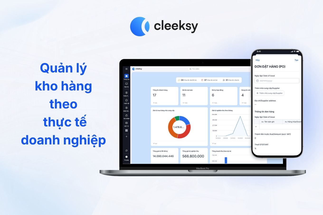 phần mềm quản lý Backorder cleeksy